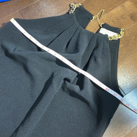 Michael Kors Chain Halter Neck Mini Black Dress - Picture 12 of 15